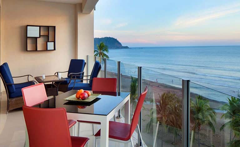 Ocean front balcony in Costa Rica