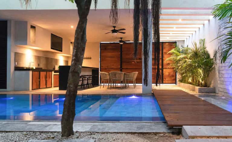 luxury villa for bachelor party in Tulum