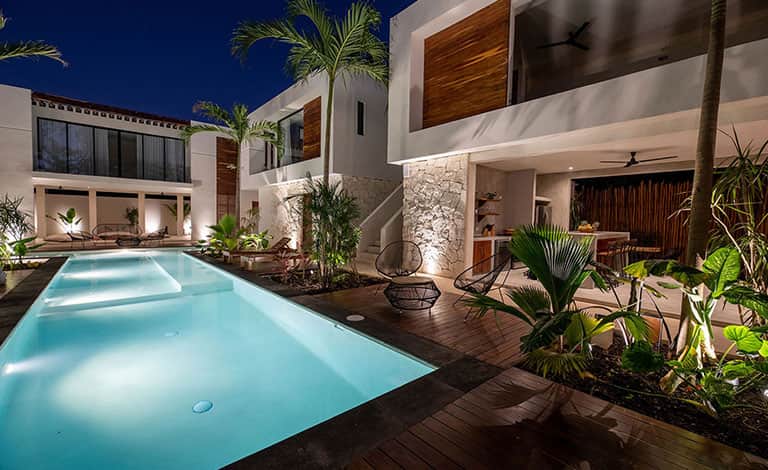 luxury villa for bachelor party in Tulum